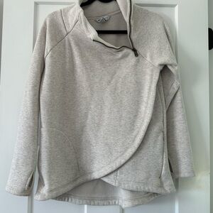 Athleta women’s asymmetric sweatshirt